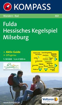 KOMPASS Wanderkarte Fulda - Hessisches Kegelspiel - Milseburg, MAIRDUMONT: KOMPASS-Wanderkarten