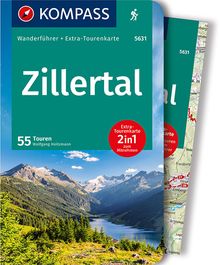 Zillertal, 55 Touren, MAIRDUMONT: KOMPASS Wanderführer