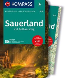 Sauerland mit Rothaarsteig, 50 Touren mit Extra-Tourenkarte, KOMPASS Wanderführer