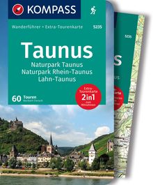 Taunus, Naturpark Taunus, Naturpark Rhein-Taunus, Lahn-Taunus, 60 Touren, MAIRDUMONT: KOMPASS Wanderführer