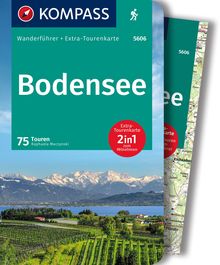 Bodensee, 75 Touren mit Extra-Tourenkarte, MAIRDUMONT: KOMPASS Wanderführer