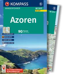 Azoren, 90 Touren mit Extra-Tourenkarte, MAIRDUMONT: KOMPASS Wanderführer