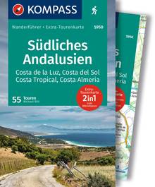 Südliches Andalusien, Costa de la Luz, Costa del Sol, Costa Tropical und Costa Almeria, 55 Touren mit Extra-Tourenkarte, MAIRDUMONT: KOMPASS Wanderführer