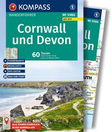 Cornwall und Devon, 60 Touren mit Extra-Tourenkarte, MAIRDUMONT: KOMPASS Wanderführer