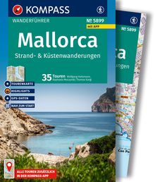 Mallorca Strand- und Küstenwanderungen, 35 Touren mit Extra-Tourenkarte, MAIRDUMONT: KOMPASS Wanderführer