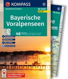 Bayerische Voralpenseen, 46 Touren mit Extra-Tourenkarte, MAIRDUMONT: KOMPASS Wanderführer
