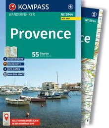 Provence, 55 Touren mit Extra-Tourenkarte, MAIRDUMONT: KOMPASS Wanderführer