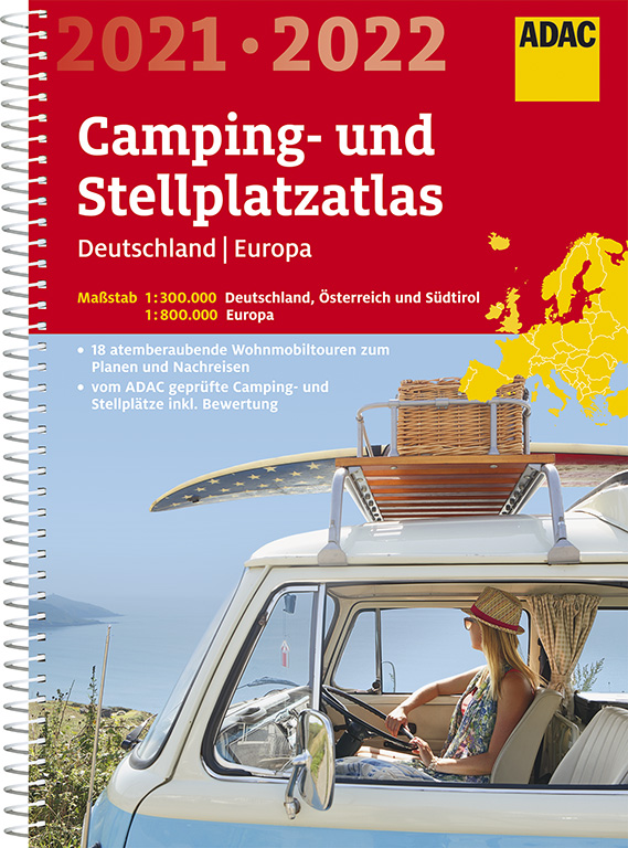 ADAC ADAC Camping- und Stellplatzatlas Deutschland/Europa 2021/2022