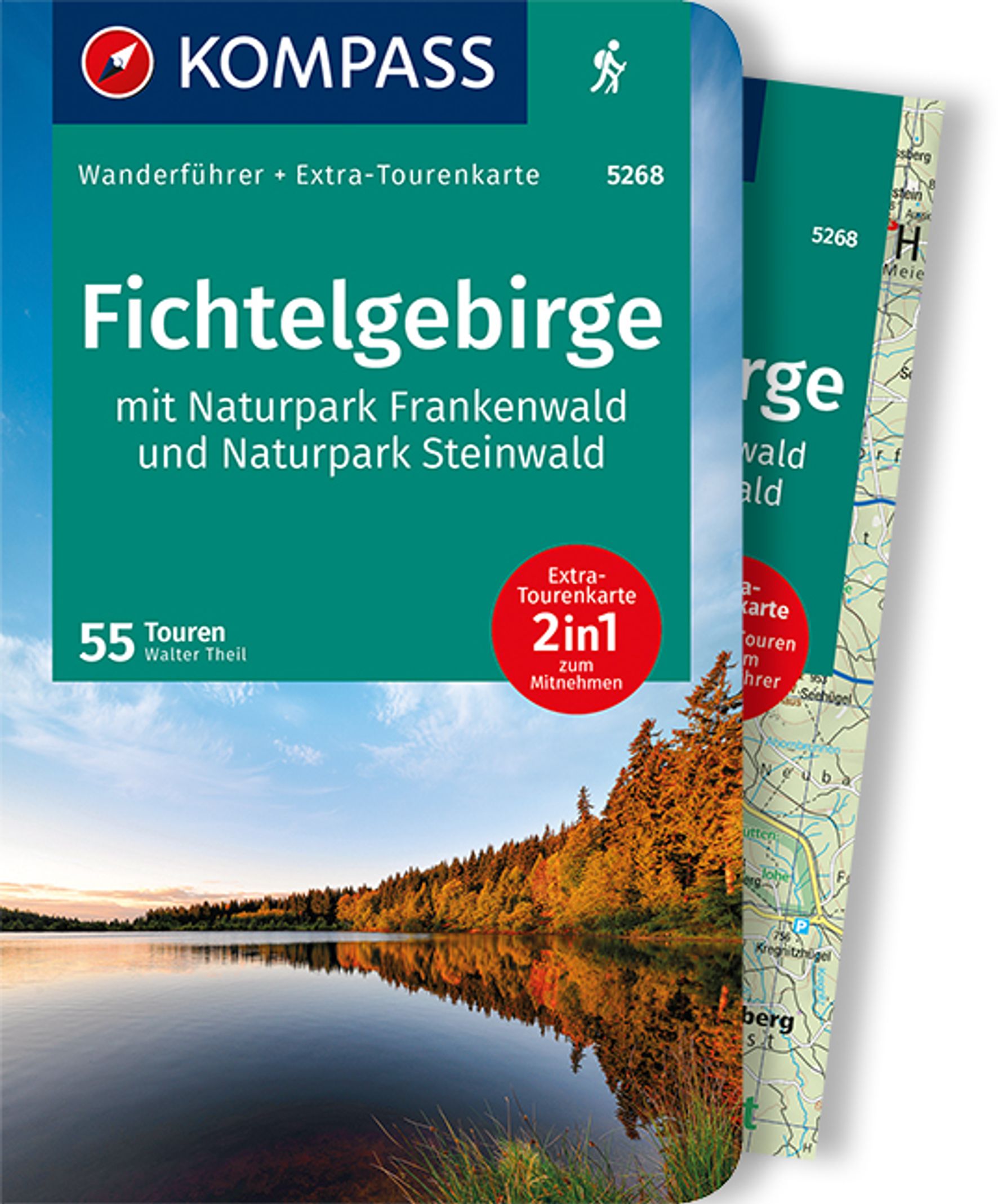 MAIRDUMONT Fichtelgebirge mit Naturpark Frankenwald und Naturpark Steinwald, 55Touren mit Extra-Tourenkarte