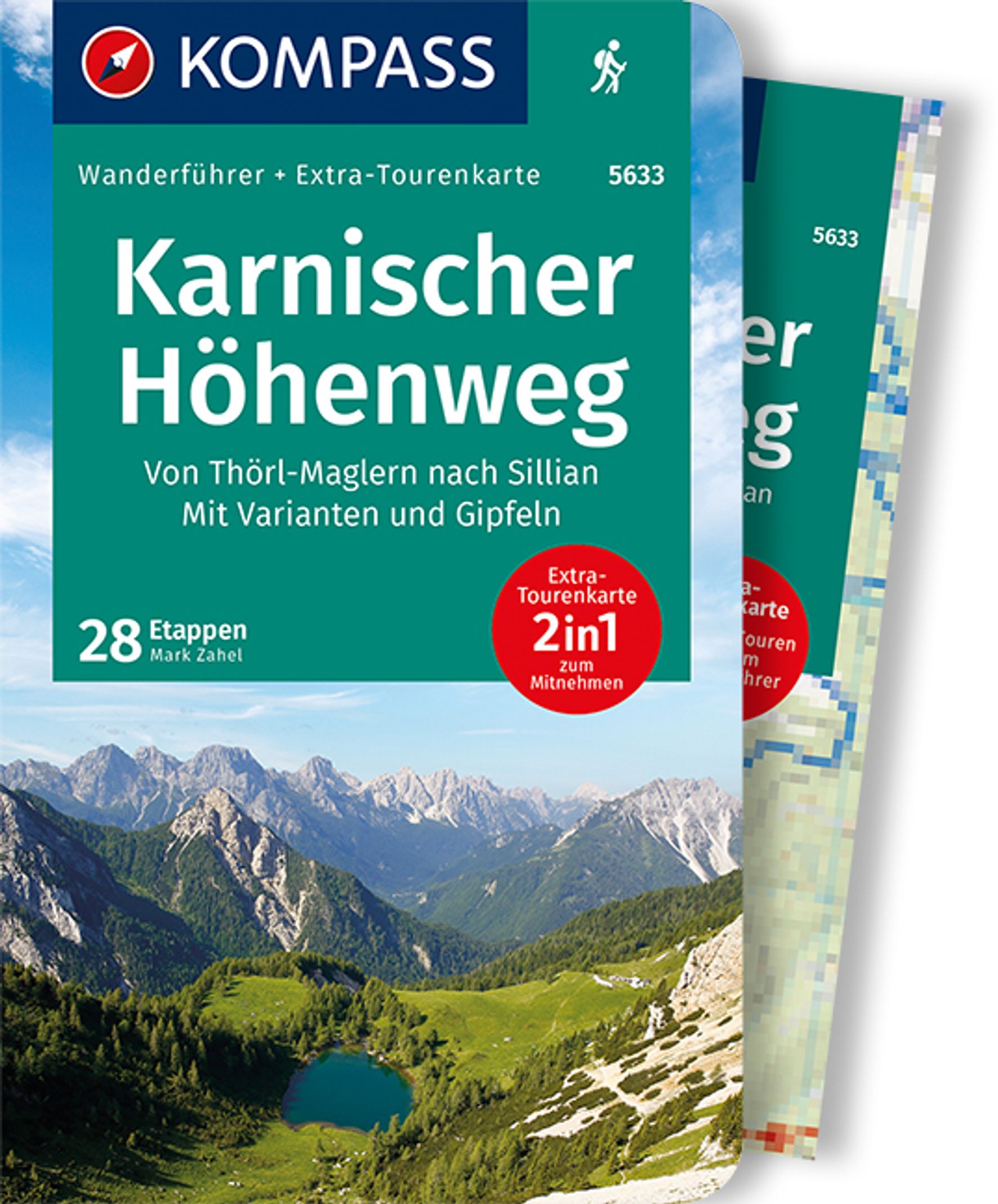 MAIRDUMONT Karnischer Höhenweg, Von Thörl-Maglern nach Sillian, Mit Varianten und Gipfeln, 28 Etappen