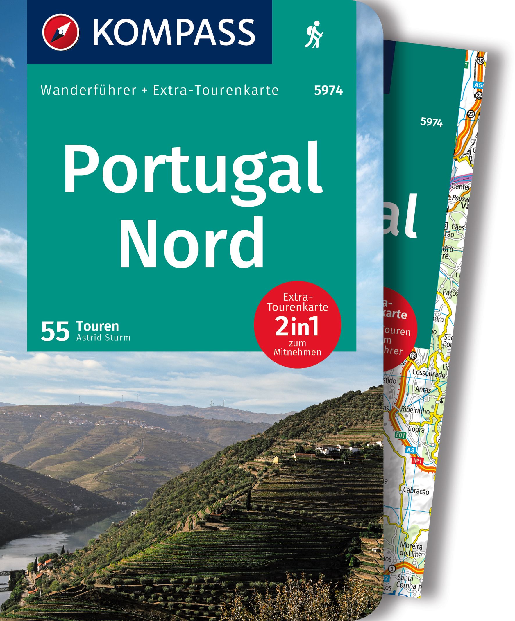 MAIRDUMONT Portugal Nord, 55 Touren mit Extra-Tourenkarte