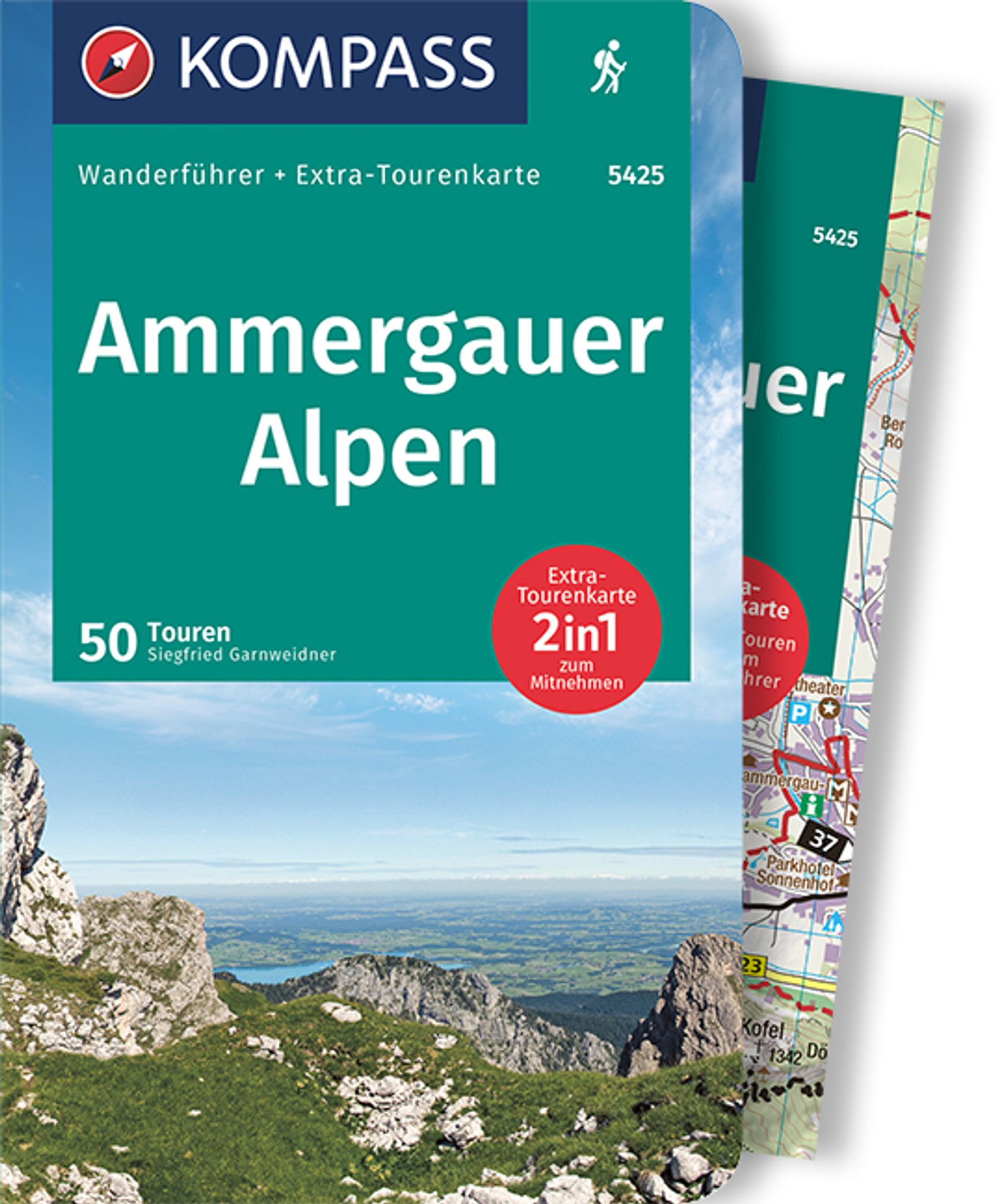 MAIRDUMONT Ammergauer Alpen, 50 Touren mit Extra-Tourenkarte