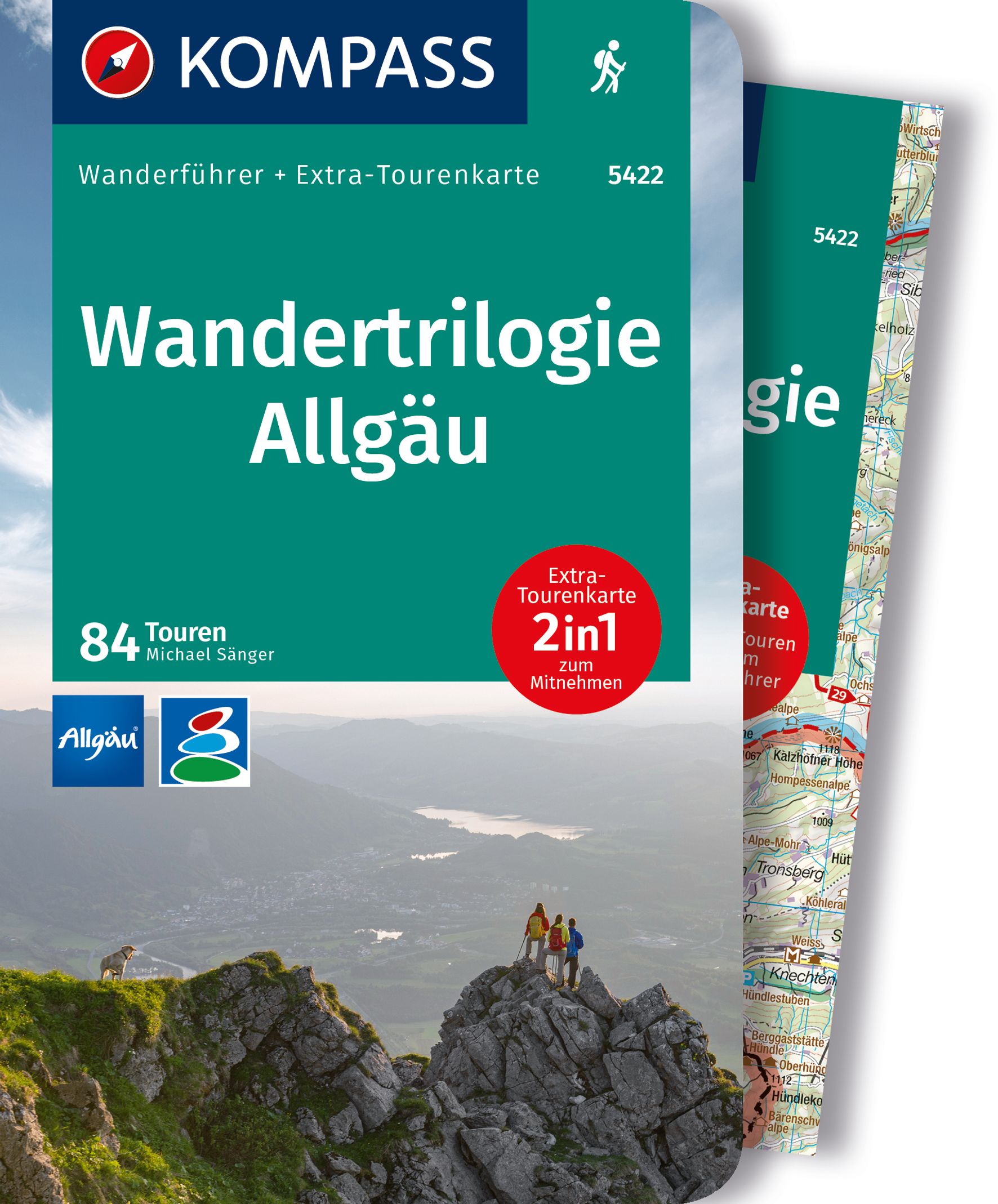 MAIRDUMONT Wandertrilogie Allgäu, 84 Touren mit Extra-Tourenkarte