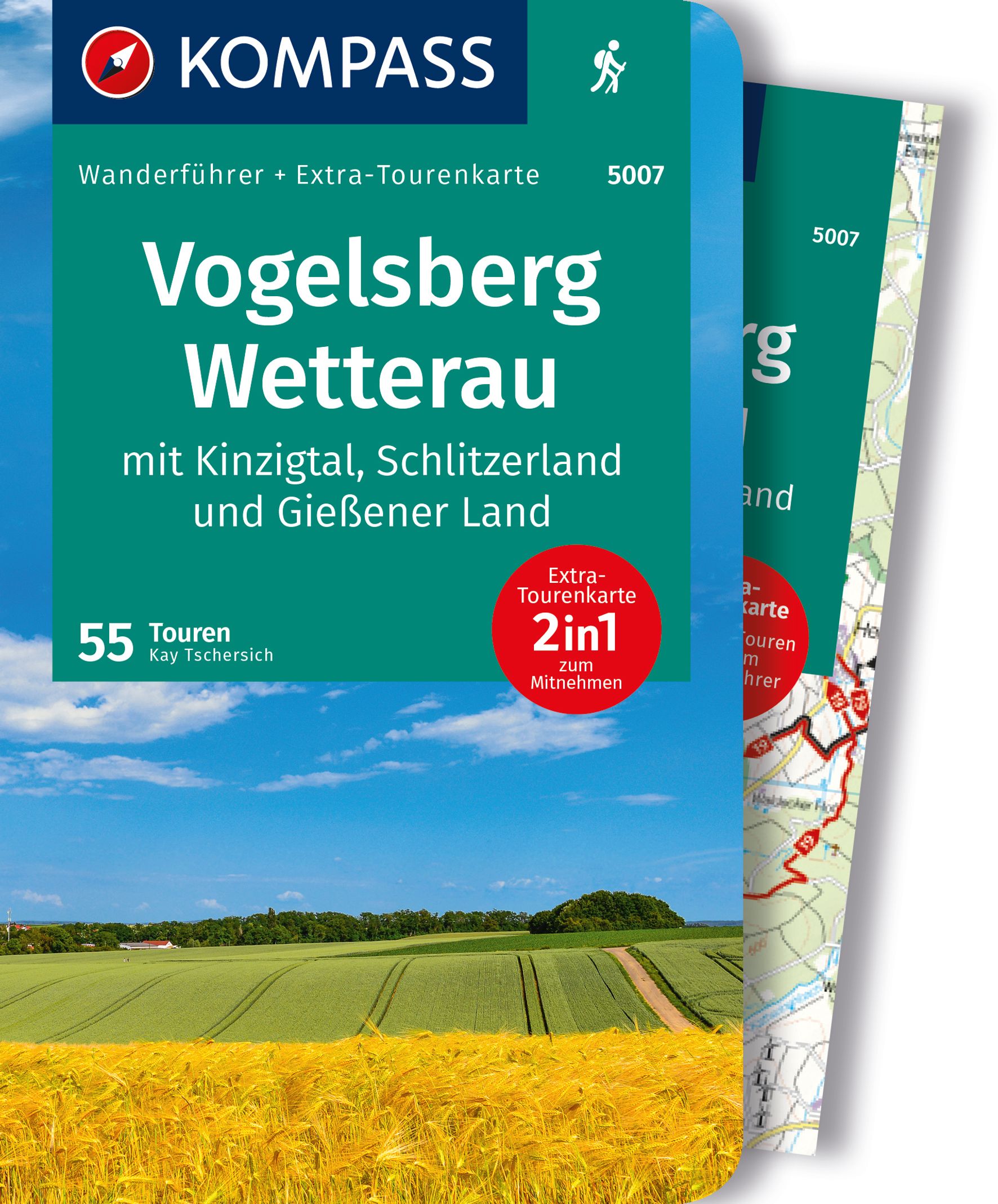 MAIRDUMONT Vogelsberg-Wetterau, 55 Touren mit Extra-Tourenkarte