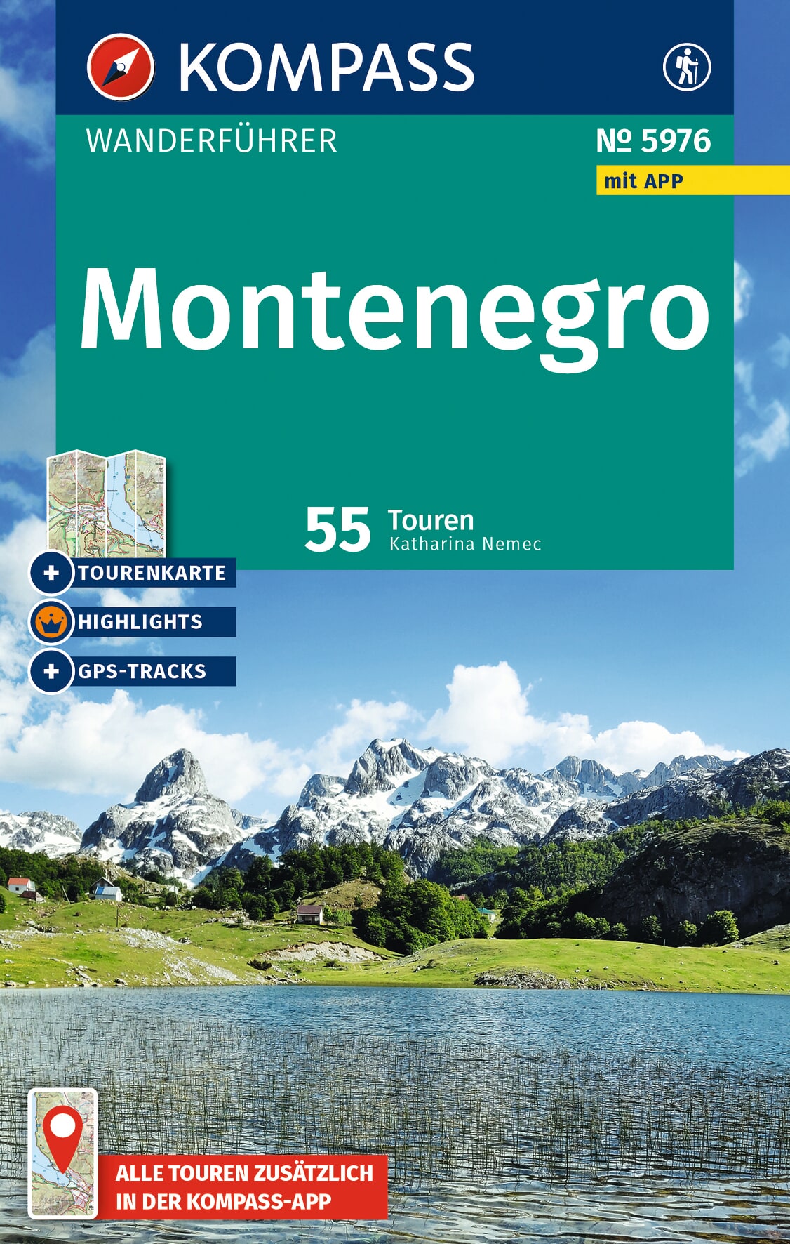MAIRDUMONT Montenegro, 55 Touren mit Extra-Tourenkarte