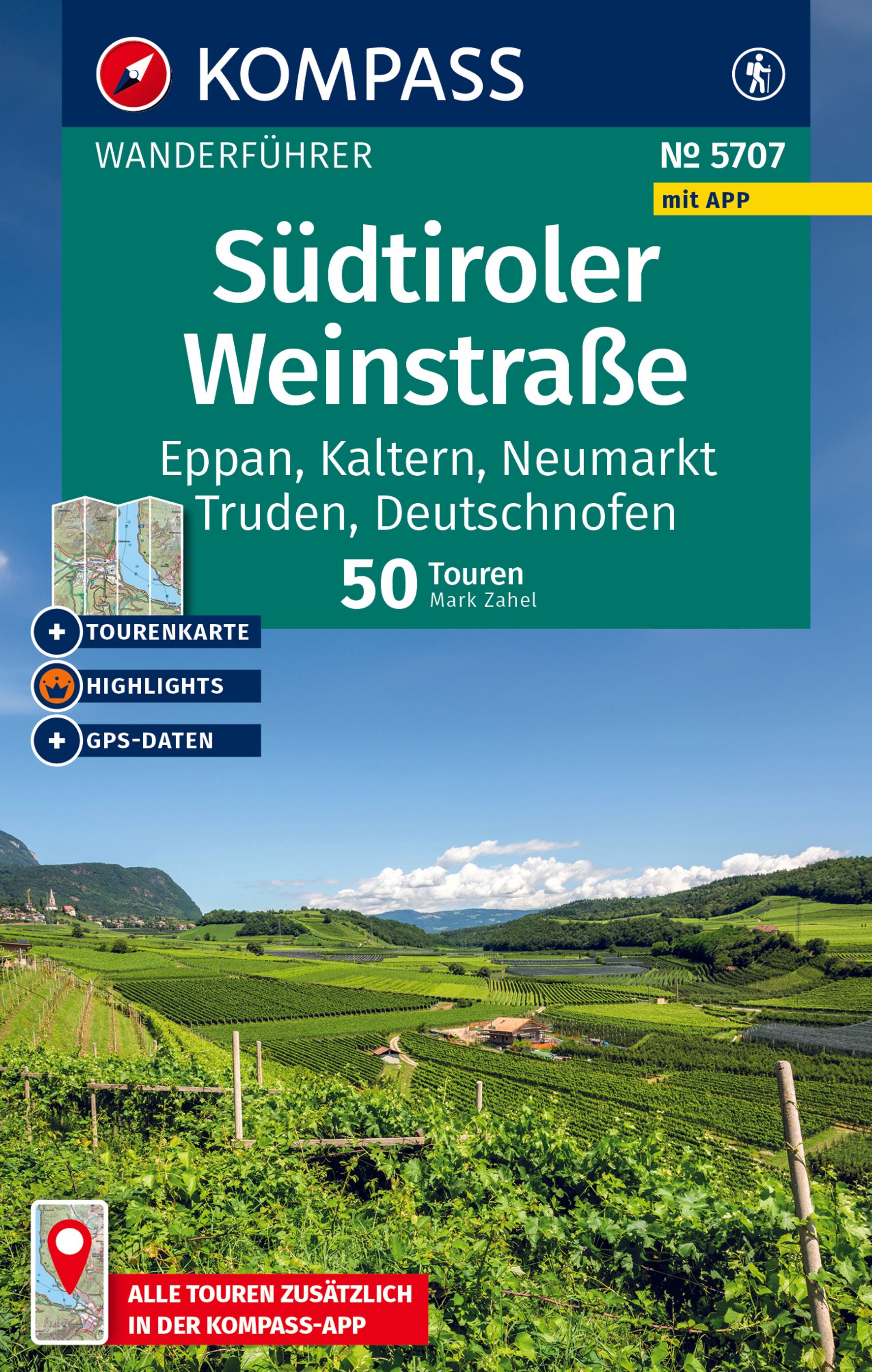 MAIRDUMONT Südtiroler Weinstraße, 50 Touren mit Extra-Tourenkarte