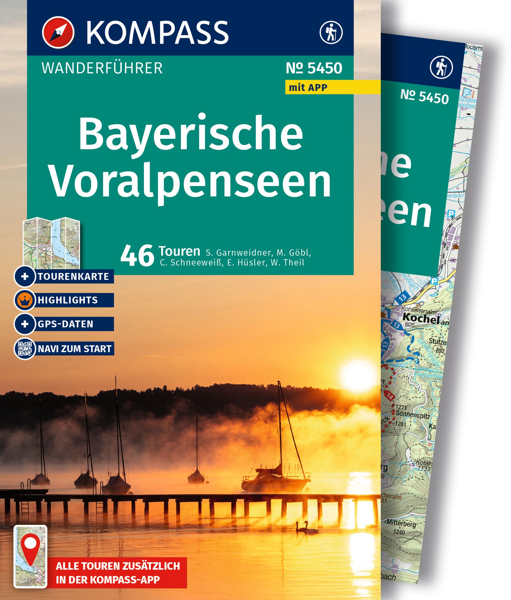 MAIRDUMONT Bayerische Voralpenseen, 46 Touren mit Extra-Tourenkarte
