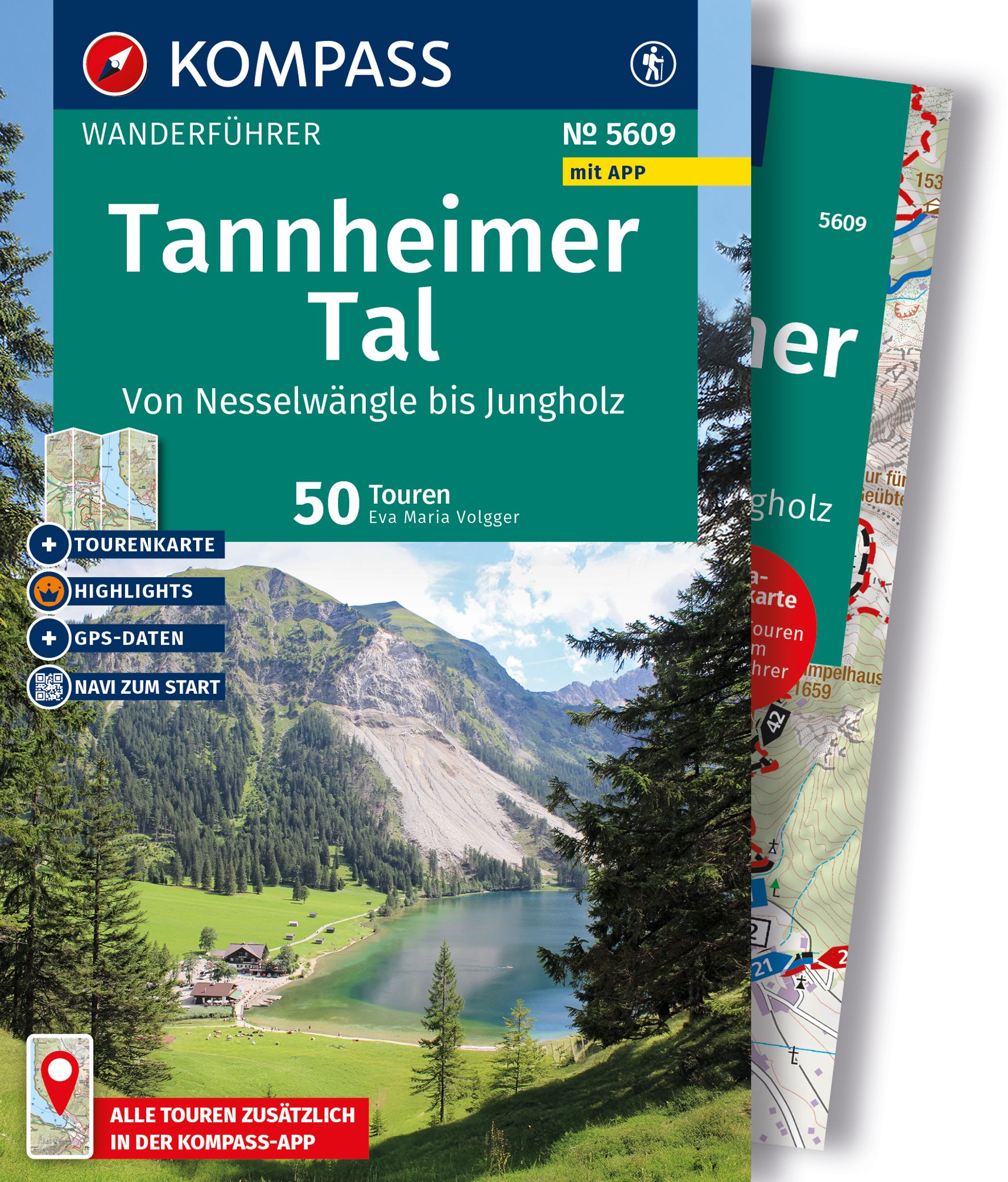 MAIRDUMONT Tannheimer Tal von Nesselwängle bis Jungholz, 50 Touren mit Extra-Tourenkarte