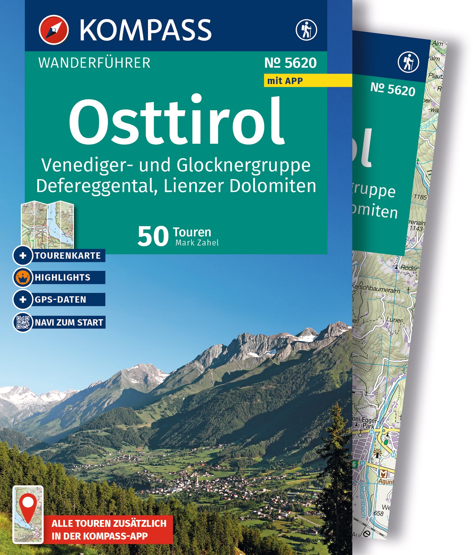 MAIRDUMONT Osttirol, Venediger- und Glocknergruppe, Defereggental, Lienzer Dolomiten, 50 Touren mit Extra-Tourenkarte